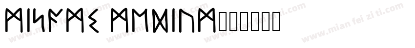 MiSams medium字体转换